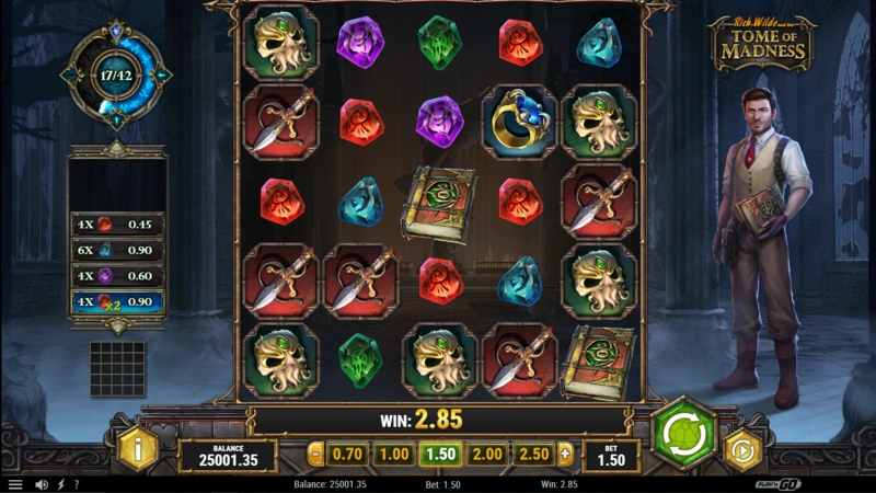 Rich Wilde and the Tome of Madness slot demo